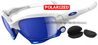 Oakley Jawbone Custom Tour Matte White / Ice Iridium Polarized + Fire Iridium (1670)